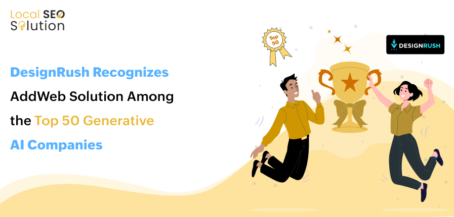 DesignRush Recognizes AddWeb Solution Among the Top 50 Generative AI Companies-1